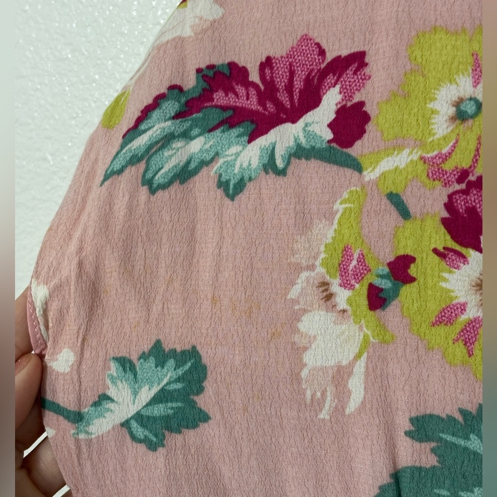 Emily & Fin Pink Floral Dress Size M | feminine | floral | spring | wedding - Picture 6 of 10